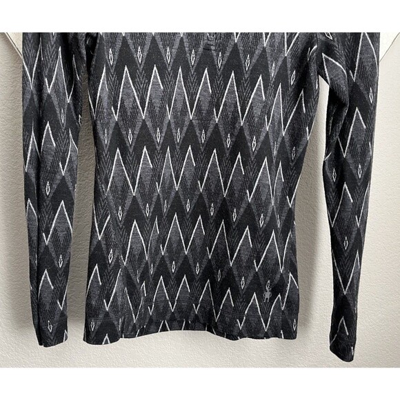 Smartwool Women's S Merino Wool NTS Mid 250 Zip Turtleneck Top Base Layer - Picture 3 of 7